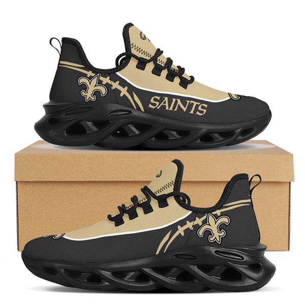 Men's New Orleans Saints Flex Control Sneakers 007